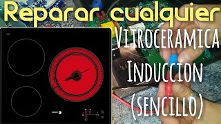 Reparar cualquier Vitrocerámica o Inducción 80 de los casos Tutorial INDUCCION NO ENCIENDE [upl. by Sivrat776]