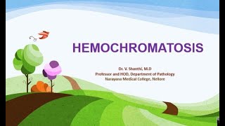 HEMOCHROMATOSIS  By DrVShanthi [upl. by Hagi]