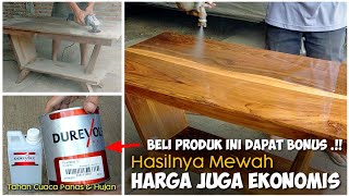 Tutorial finishing natural pakai DUREVOLE Harga ekonomis hasilnya mewah tahan panas dan hujan [upl. by Aleris]