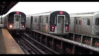 ᴴᴰ R62A and R188 7 Train Action at 46th Street [upl. by Saltsman]