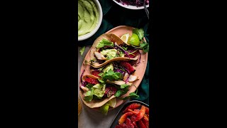 Seared Haddock Tacos with Red Cabbage and Blood Orange Slaw shorts [upl. by Justinn]