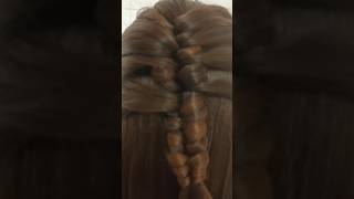 Amazing knotted half up braid hairstyle look knotbraidtutorial hairstyle tutorial [upl. by Merry860]