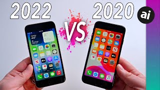 iPhone SE 2022 VS iPhone SE 2020 COMPARED [upl. by Susanna743]