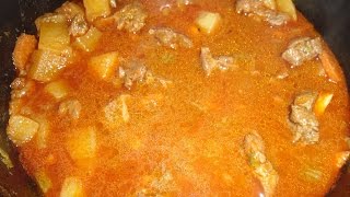 Grandma Matilda Cooking Hungarian Birka Gulyas Mutton Goulash [upl. by Remark]