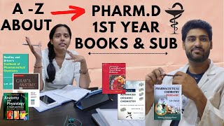 A to z books and syllabus of quotPHARMDquot 1ST YEAR [upl. by Dreher941]