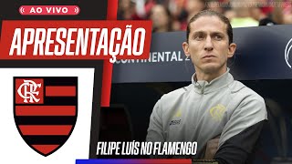 Apresentação de FILIPE LUÍS novo TREINADOR do FLAMENGO [upl. by Ronald]