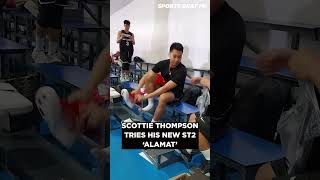 Scottie Thompson tries his new World Balance ST2 Alamat [upl. by Papotto]