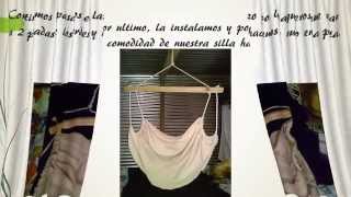 como hacer una silla hamaca [upl. by Remus970]