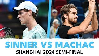 Jannik Sinner Battles Tomas Machac For A Place In The Final  Shanghai 2024 SemiFinal Highlights [upl. by Senn452]