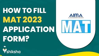 How to Fill MAT Application Form 2023 [upl. by Herculie55]