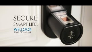 SBR00000004  smart door lock Lifestyle  WeLock [upl. by Nikki]