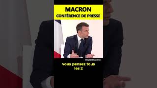 Conférence de presse Macron  relancer la natalité [upl. by Rubliw]