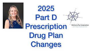 2025 Part D Prescription Drug Plan Changes [upl. by Erkan130]