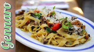 Wild Mushroom Tagliatelle with Gennaro [upl. by Jarib]