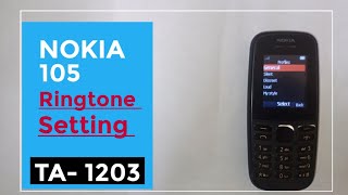 Nokia 105 ringtone setting  Nokia 105 me ringtone kaise set kare  How to set ringtone in nokia [upl. by Airotciv]