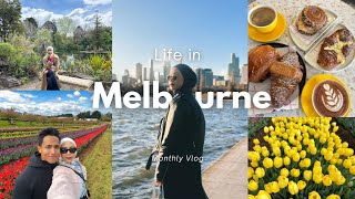 Life in Melbourne  Sept Edition P1 Halal Cafe Tulip Festival Explore MEL City Albert Park [upl. by Crow979]