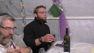 Recitation of Birkat HaMazon Nusach Eretz Yisrael in Rabbi Avi Grossmans Sukkah [upl. by Bijan161]