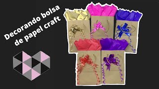 Como doblar papel china para bolsas de regalos [upl. by Waal]