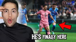 MESSI IS BACK AL HILAL VS INTER MIAMI  REACTION VIDEO [upl. by Kaela38]