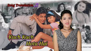 Kuch Kuch Hota Hai Lyrics Video  Shahrukh KhanKajolRani MukerjiAlka Yagnik [upl. by Krall]