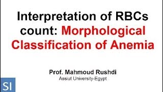 Morphological Classification of Anemia Arabic Lecture 2017 [upl. by Curt]