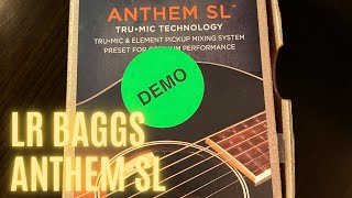 LR Baggs Anthem SL Acoustic Guitar Pickup review  demo 👍👍👍 [upl. by Iveson]