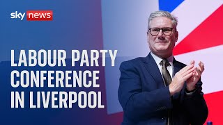 Labour Party conference  Day 3  Sir Keir Starmer delivers keynote speech [upl. by Grube]