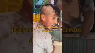 Ese shampoo está raro 👀💇🏻‍♂️ virales México broma ytshorts parativiral chamacos [upl. by Hellene556]