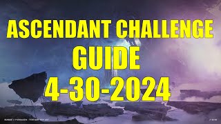 Destiny 2  Ascendant Challenge Guide and Location 4302024 [upl. by Saxon]