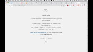 Why does my github repo get a 404 error AKA How to turn on GitHub Pages on a new repository [upl. by Kayle77]