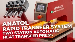 Anatol Rapid Transfer System  Two Station Automatic Heat Transfer Press [upl. by Caressa543]