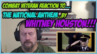 First Time reacting To the National Anthem By Whitney Houston [upl. by Navillus]