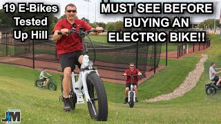 19 Different Ebikes Tested Uphill  See Which Ebike Has the most power [upl. by Asilegna806]