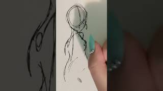 drawing sketchergirl art doodleartdrawing animedrawing cutegirl thumbnailsketches [upl. by Danyelle906]