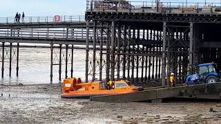 RLNI hovercraft life boat landing [upl. by Akila547]