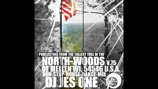 PODCASTING V75 FROM THE TALLEST TREE IN THE NORTHWOODS MELLEN WI DJ JES ONE [upl. by Ralfston]