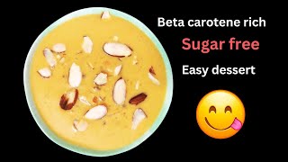 Beta carotene rich dessert  Carrots dessert  Sugar free kheer [upl. by Walli]