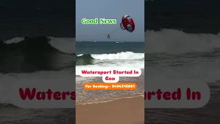 Goa water sports started  Goa News  Goa Vlog  Goa trip  goa travel shorts [upl. by Suneya]