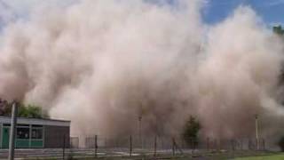 Hirwaun Flats  Controlled Explosion Demolition [upl. by Eanrahs]