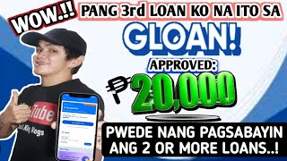 GLOAN  PWEDE NANG PAGSABAYIN ANG 2 OR MORE LOANS  APPROVED 20K SA 3RD LOAN KO  Small King Vlogs [upl. by Molini]