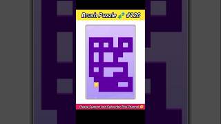 Brush Puzzle 🧩  Smart Puzzle Brush Level  126 puzzle puzzlegame games entertainment shorts [upl. by Hnahc414]