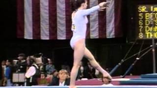 Kristen Maloney  Floor Exercise  1997 US Gymnastics Championships  Women  Day 1 [upl. by Valina]