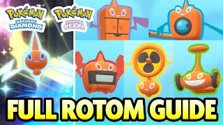 How to Get ROTOM and CHANGE ROTOM FORMS Secret Room in Pokemon Brilliant Diamond Shining Pearl [upl. by Feeley]