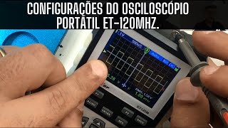 Osciloscópio Portátil ET120Mhz Mustool Tooltop  Eletrônica Para Iniciantes [upl. by Sined]