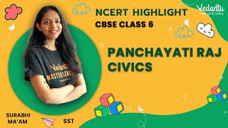 Panchayati Raj  Civics  NCERT Solutions  PDF  Class 6  Surabhi Maam  Vedantu Young Wonders [upl. by Pillihpnhoj]