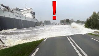 Ship Launch  20 Awesome WAVES [upl. by Stolzer]