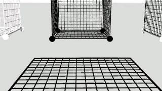 DIY 14 Inch x 14 Inch Vinyl Covered Wire Mini Grid Panelsavi [upl. by Mccreary580]