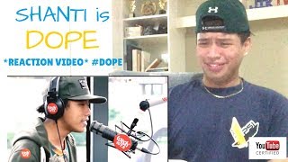 SHANTI DOPE performs quotShantiDopequot REACTION [upl. by Ahras]