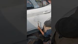 venue door dry denting removal in vishwas khand 2 Mahesh tower [upl. by Eittol464]