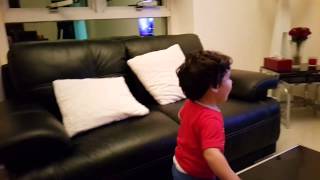 Kids dancing to Big Bang Theory theme song [upl. by Hakim513]